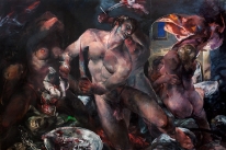 Massacre of the Innocents - oil on panel - 8' X 12' - 1993 - $60,000