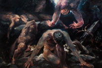 Garden of Gethsemane - oil on panel - 8' X 12' - 1995 - $60,000