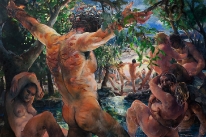 Elisian Fields - oil on panel - 8' X 12' - 2000 - $60,000