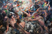 Annunciation to the Shepherds - oil on panel - 8' X 12' - 2000 - $60,000