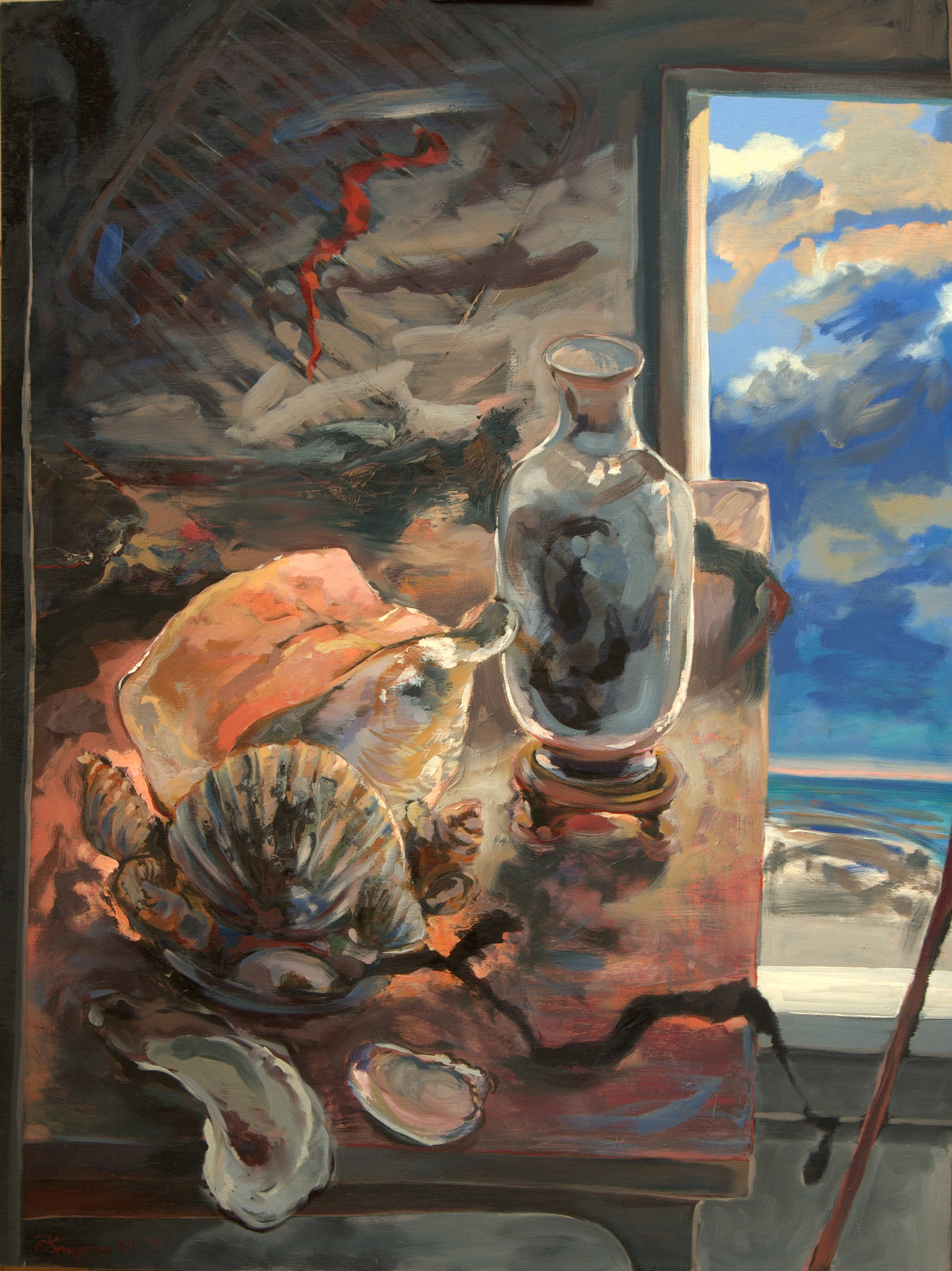 Still Life with Vase and Ocean | 1989