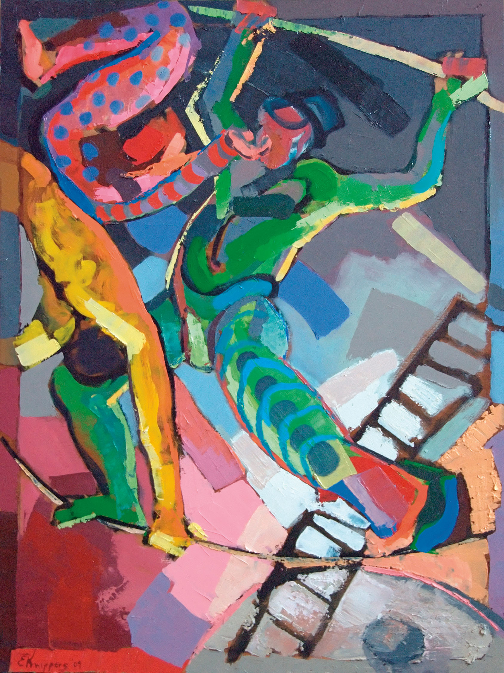 Three Clowns on a Wire | 2009